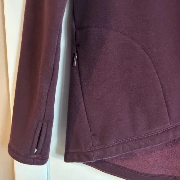 Athleta Eggplant purple Cowl Neck Sweater, Size XXS - Picture 7 of 9